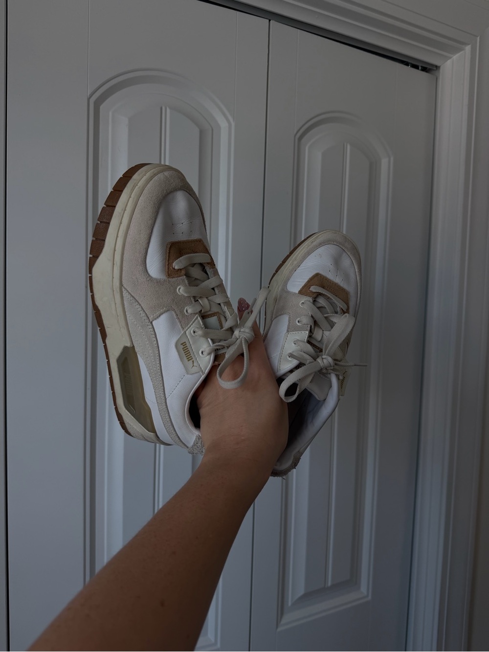 Puma Women’s White & Brown Neutral Sneakers